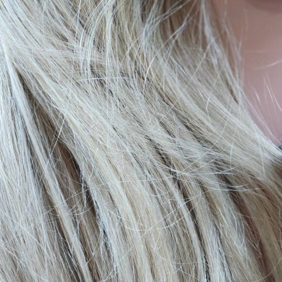 New! Foxy Locks Invisible Clip ins 20 inch 200 grams in creme brulee - Picture 5 of 7